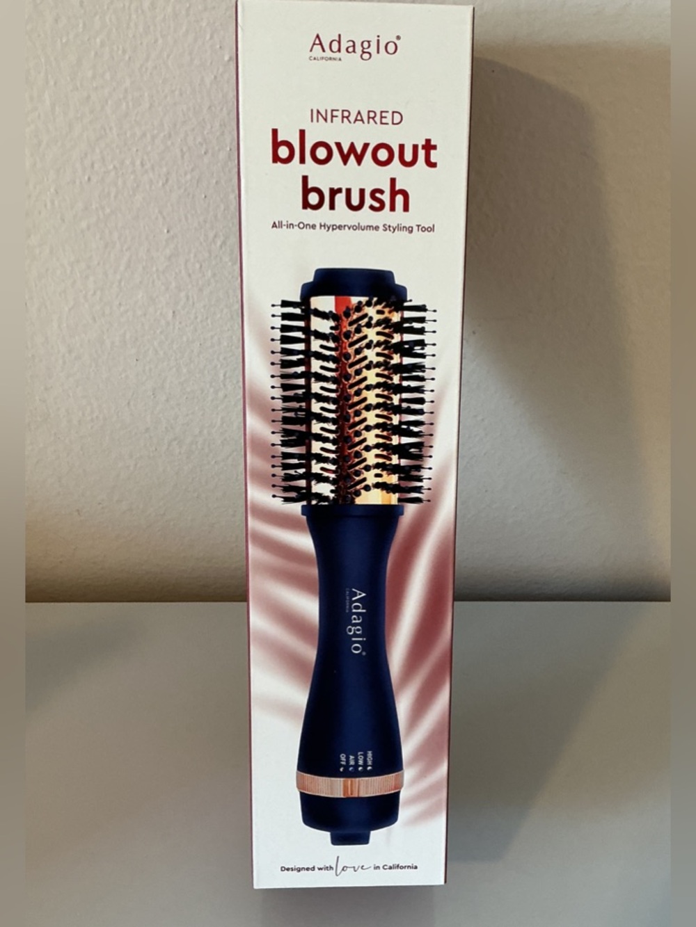 NEW Adagio Infrared blowout brush all in one hyper volume styling tool 3settings